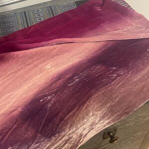 Pink Velvet Scarf
